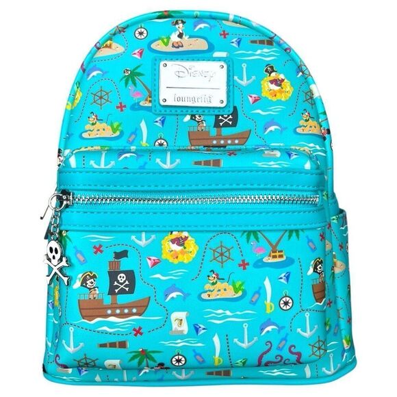 NEW Loungefly Pirate Mickey and Friends AOP Mini Backpack 1 main image 4